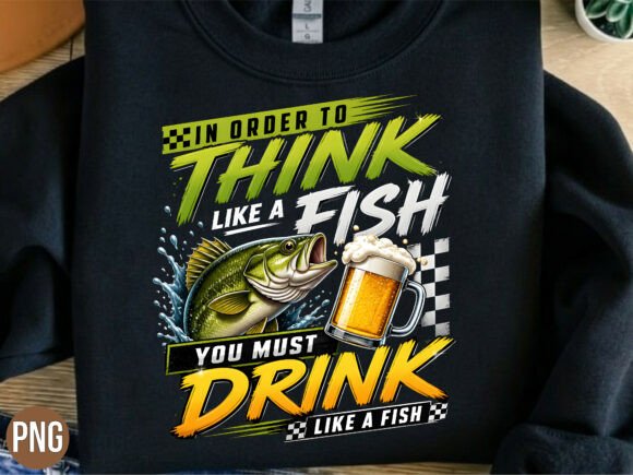 Download Funny Fish and Drink PNG Tshirt - Drink png Collection