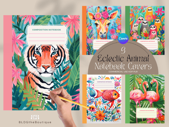 Download 9 Maximalist Composition Notebook Covers - Covers Collection