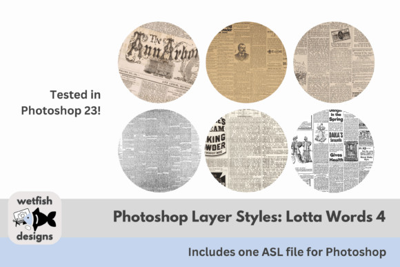 Download Lotta Words Photoshop Layer Styles 4 - Shop Collection
