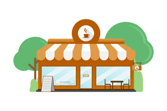 Download Coffee Shop Flat Design - Shop Collection