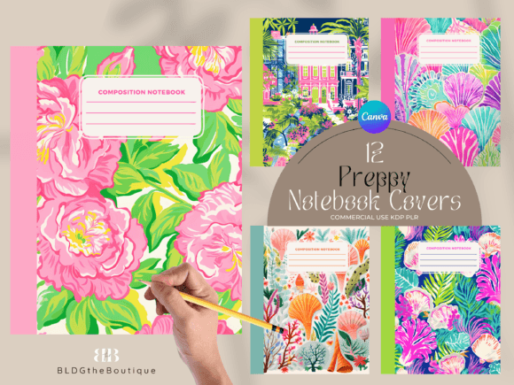 Download Preppy KDP Composition Notebook Covers - Covers Collection
