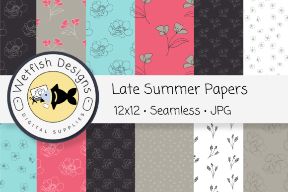 Download Fall Seamless Repeat Floral Patterns - Repeat floral Collection