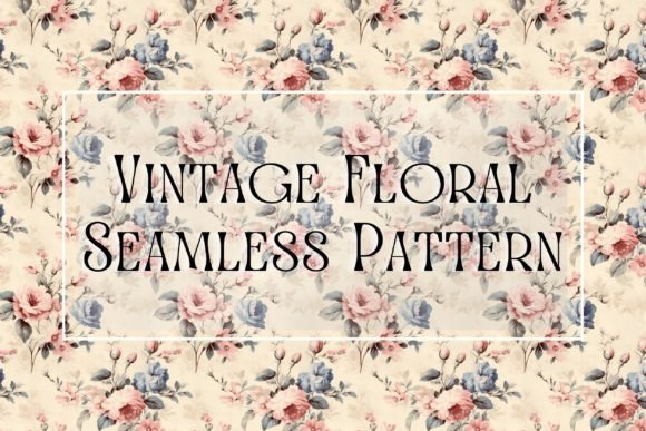Download 12 Vintage Floral Seamless Pattern - Premium Resources